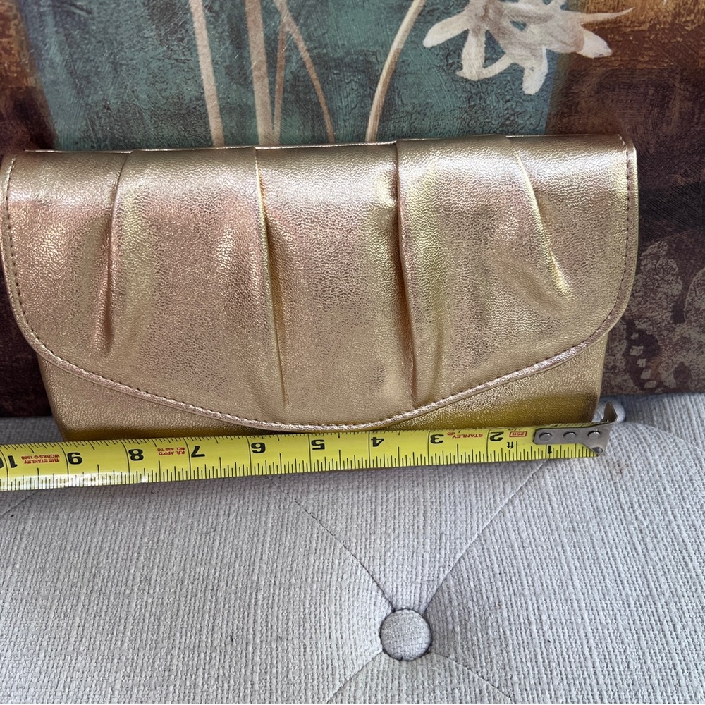 Vintage Avon Polished Gold Evening Bag IOB - Picture 4 of 5